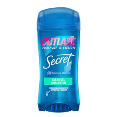 Secret Outlast: botella de gel transparente para uso diario sin manchas