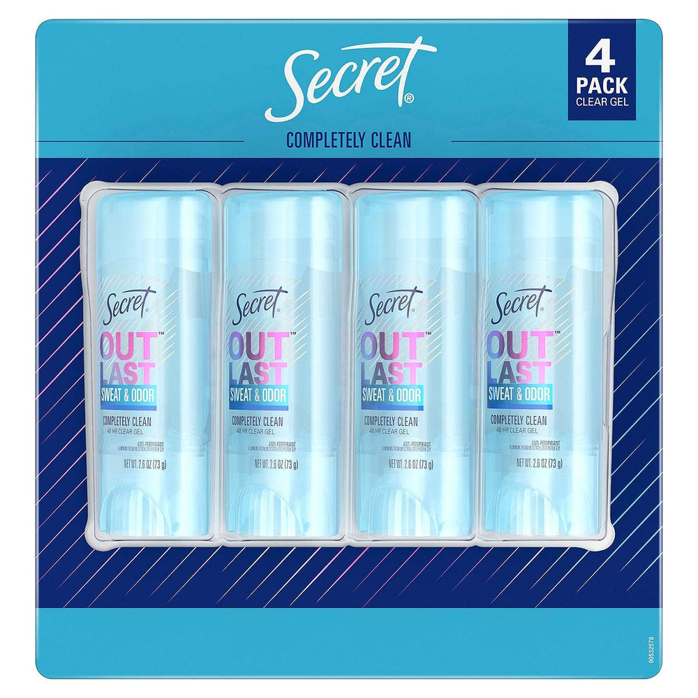Desodorante Secret Outlast gel claro para protección prolongada y frescura todo el día