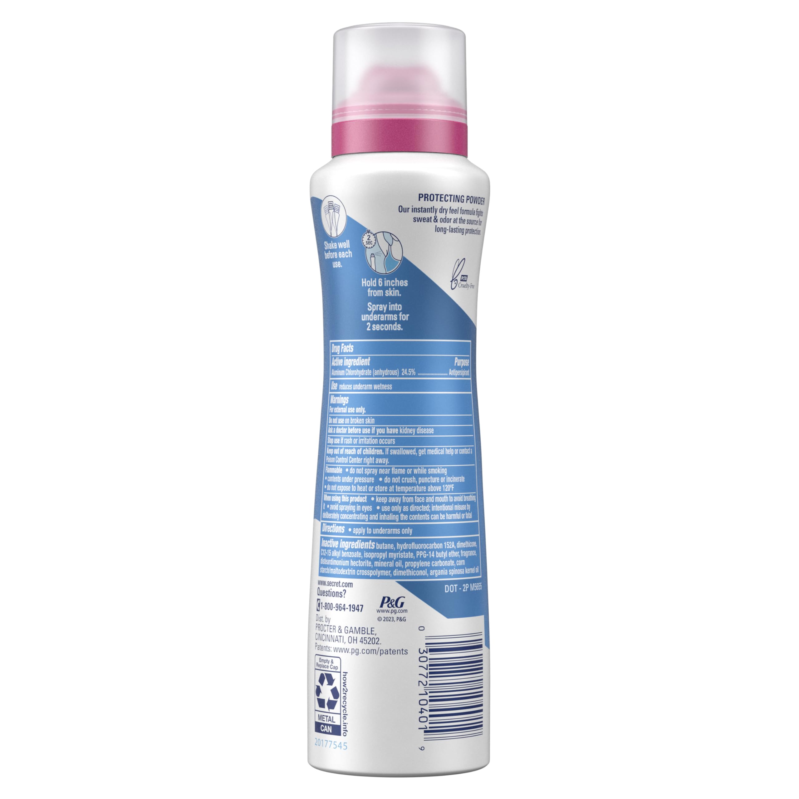 Secret Outlast Dry Spray pack of 3 shown as value bundle