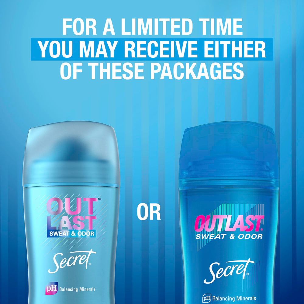 Secret Outlast fragancia Limpio por completo, aroma suave