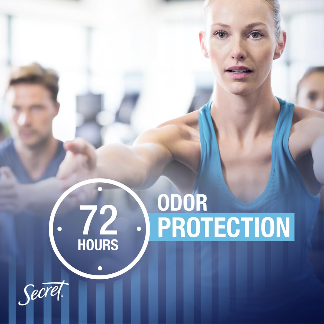 Protección de olor 48h con Secret para días ocupados