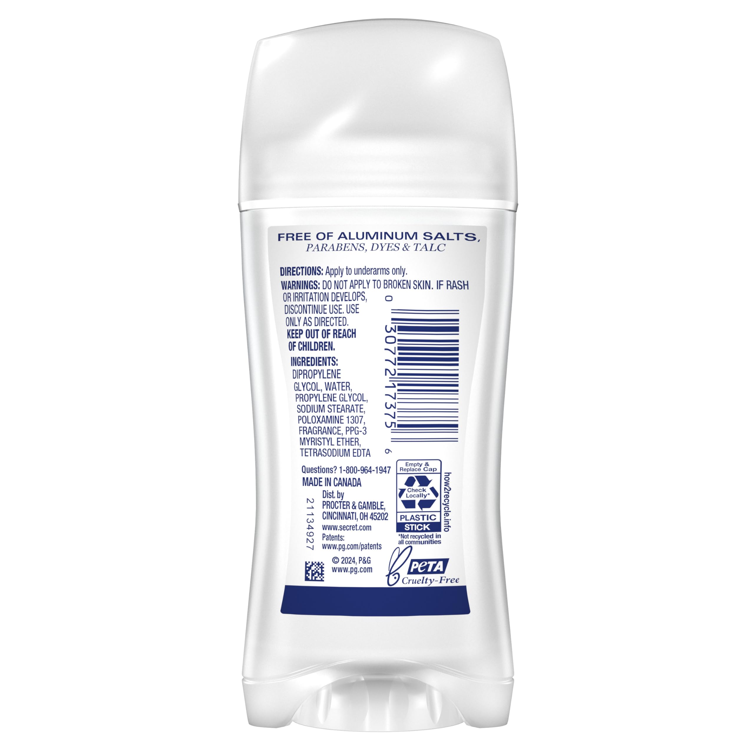 Secret refreshing ocean scent for daily use and morning routine