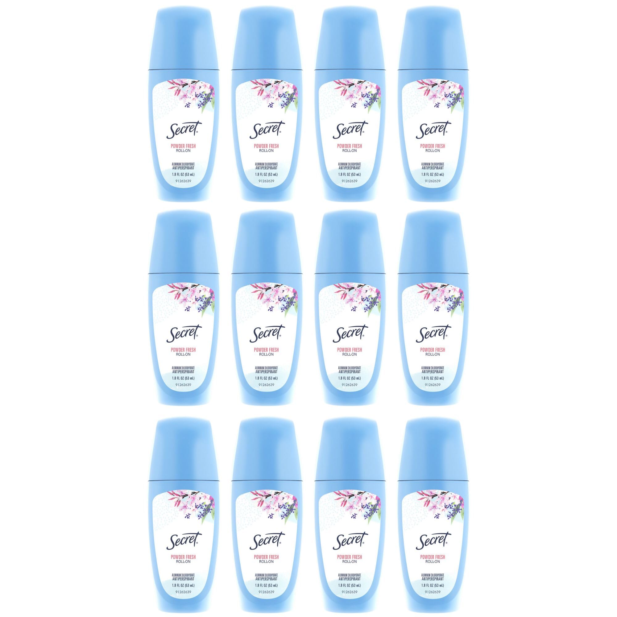 Secret Powder Fresh roll-on bottle with 24-hour protection for daily wear