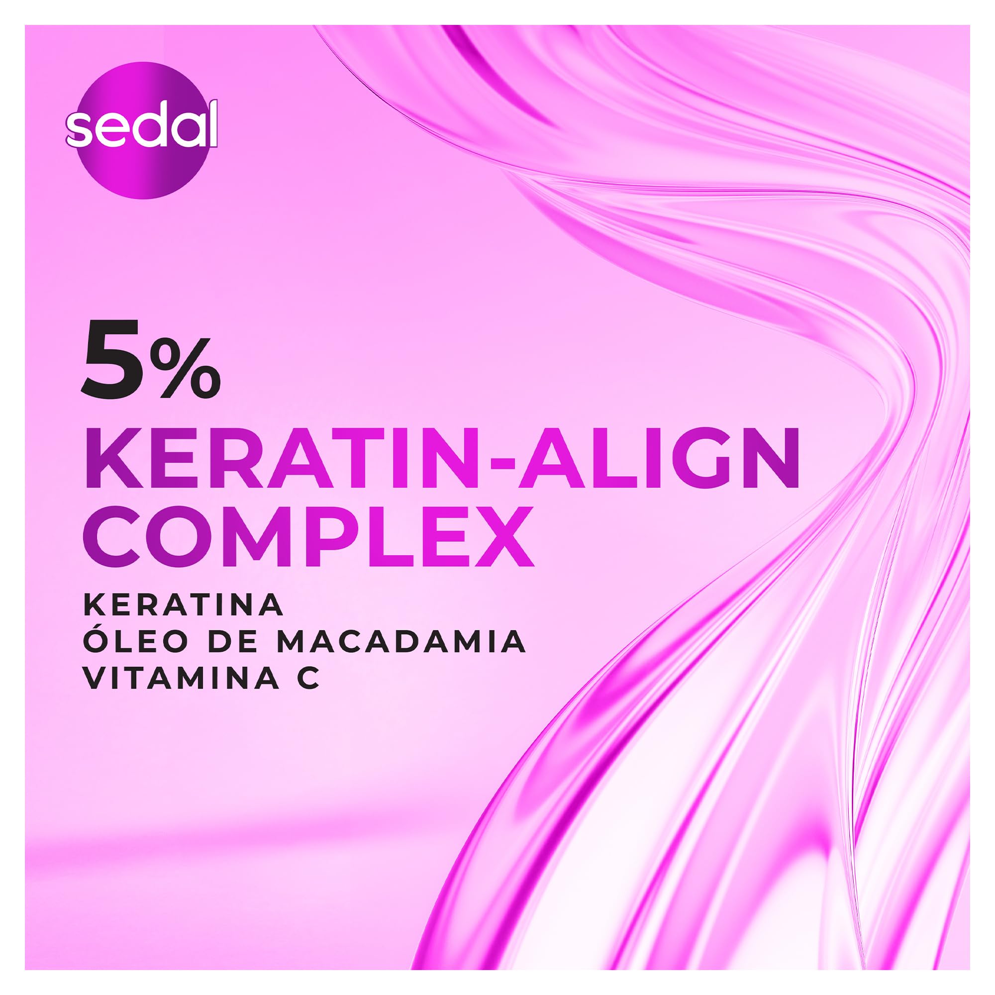 Sedal Perfect Smooth daily-use application on dry hair for movement.