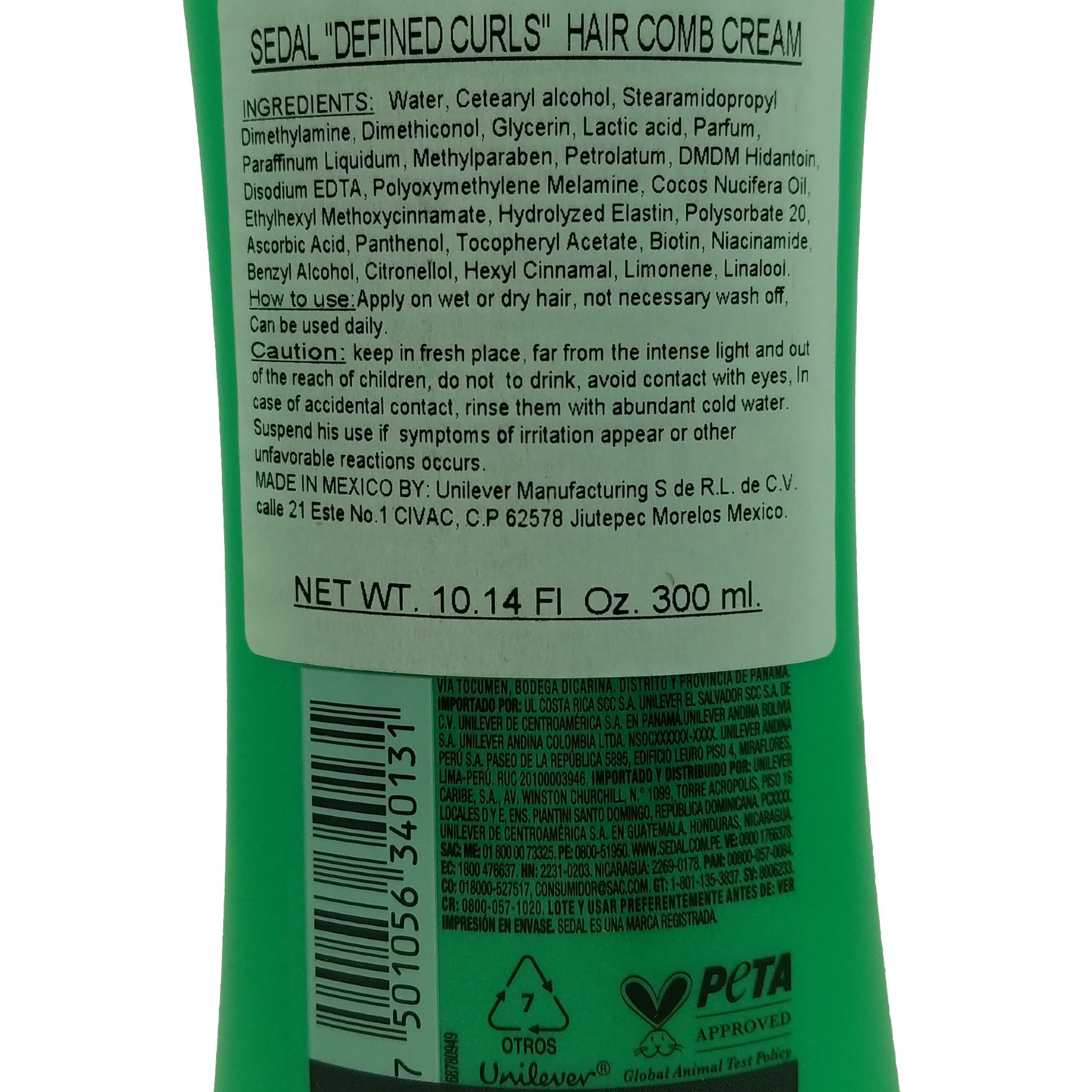 Sedal Rutina diaria con los 3 productos para rizos definidos.