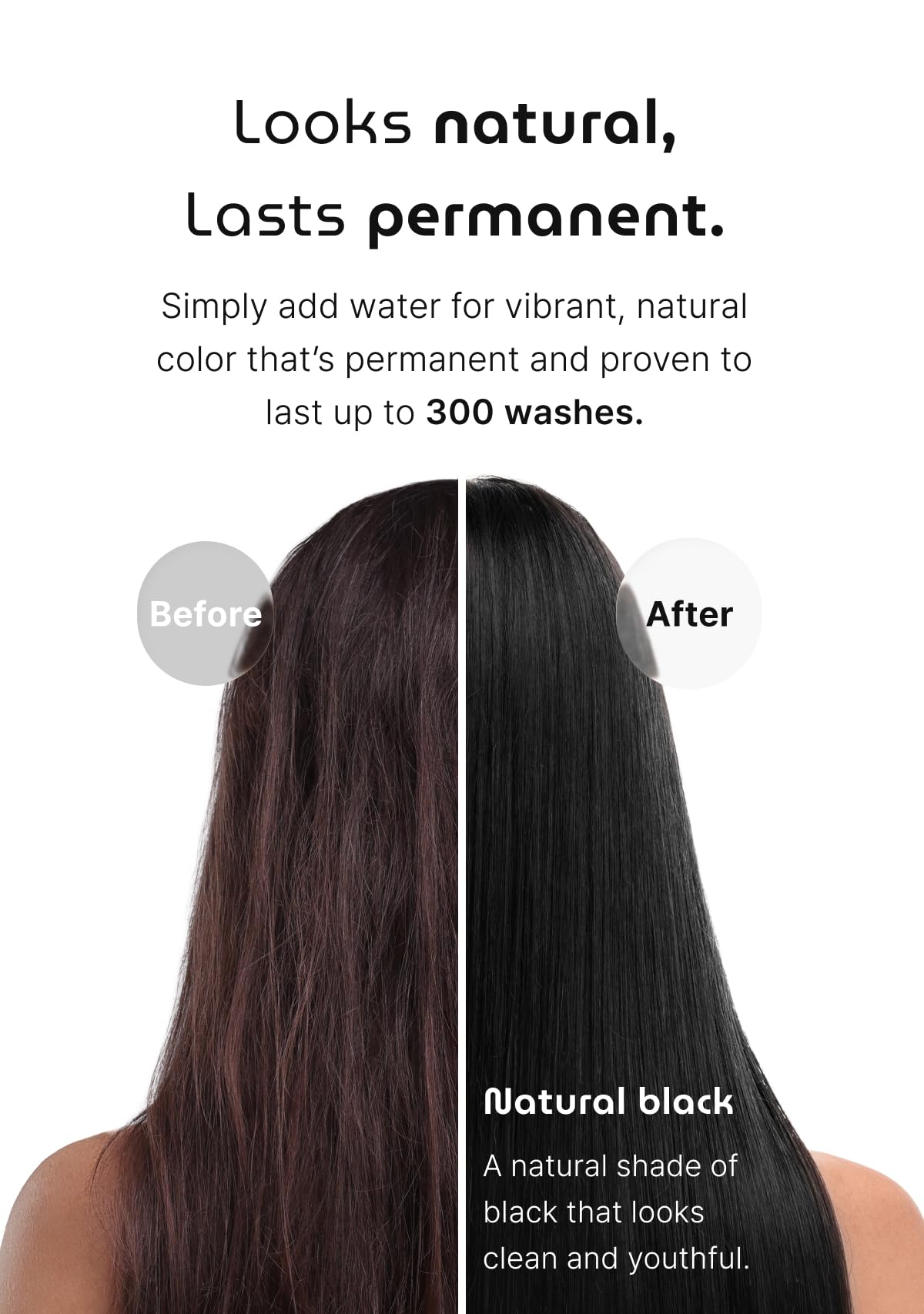 SEEDBEE plant-based formula with biotin nourishes while coloring.