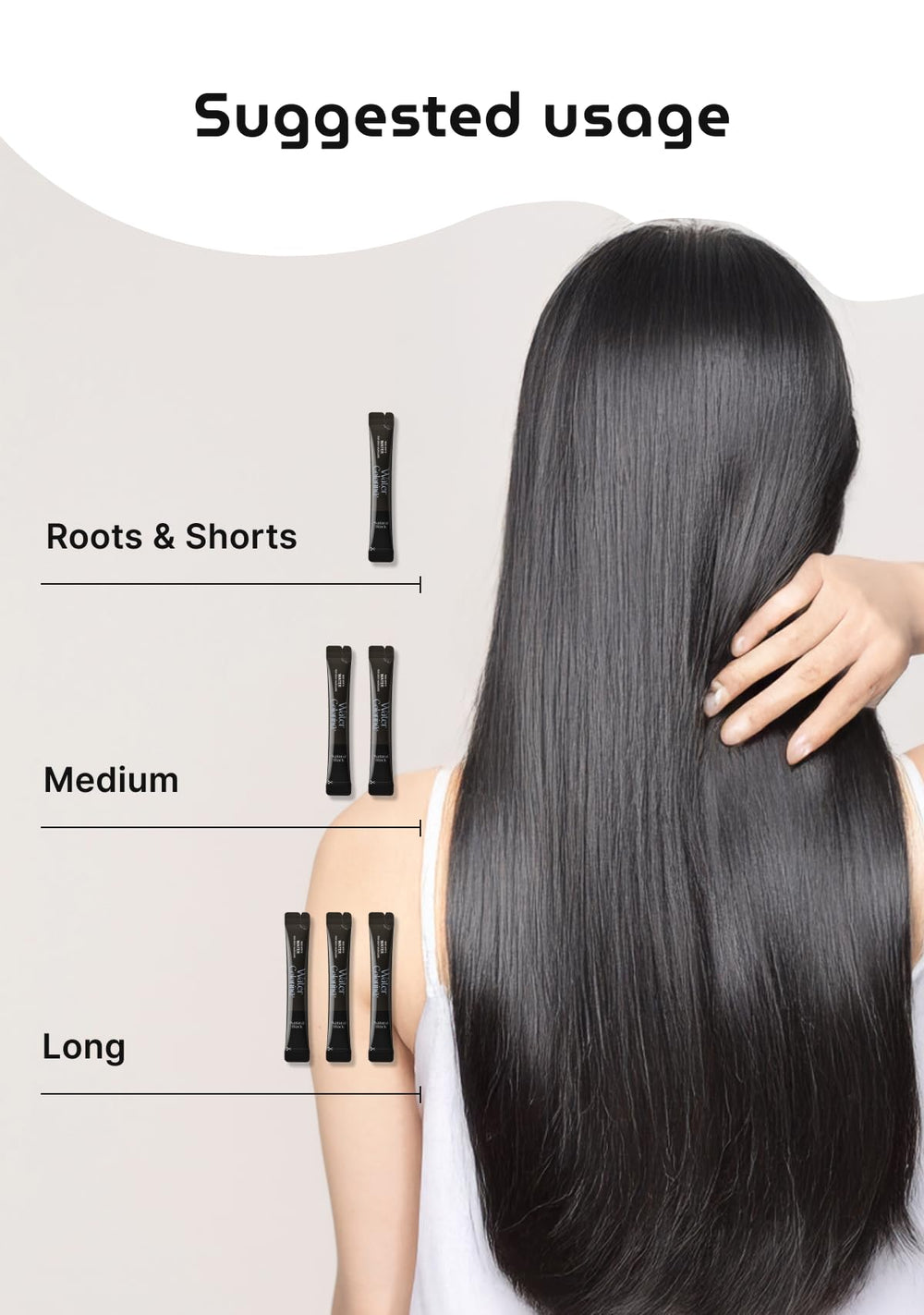 SEEDBEE works on straight, wavy, and curly hair for full coverage.