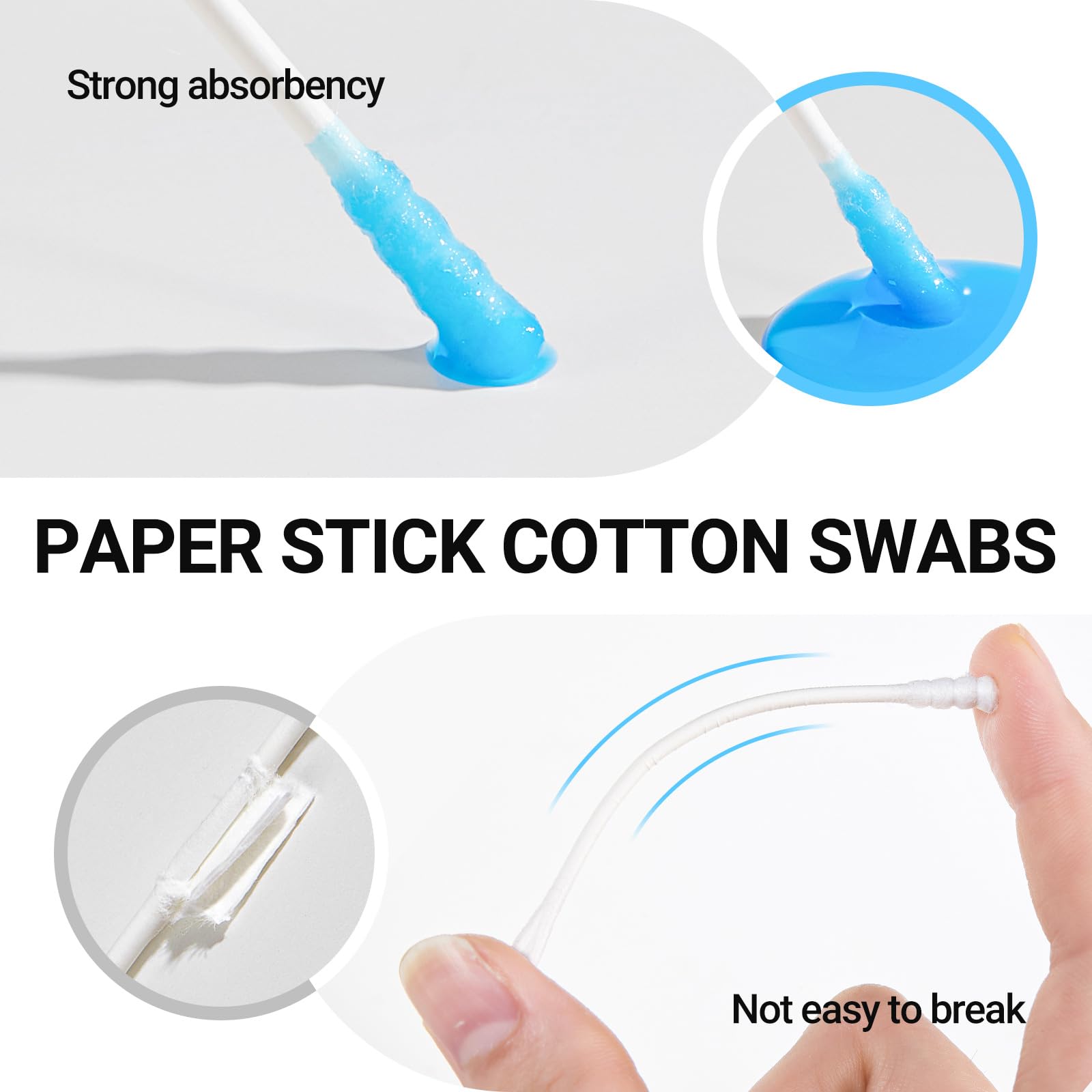 SEEDNUR hypoallergenic swabs minimize irritation for daily care