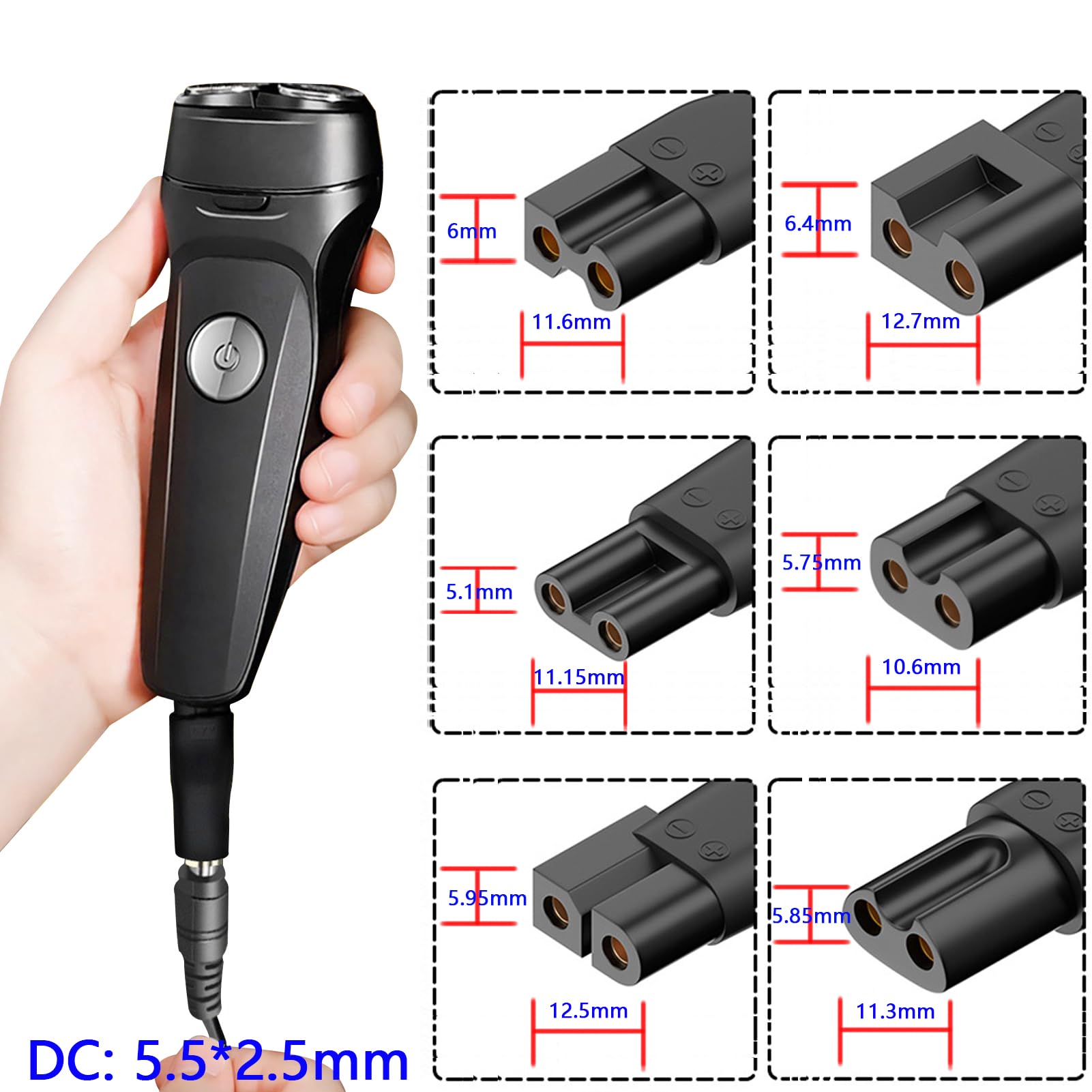 SEEHOM compatible with Norelco shavers for flexible home charging.