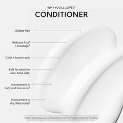 Seen Conditioner scented cream texture looks gentle and conditioning for sensitive skin