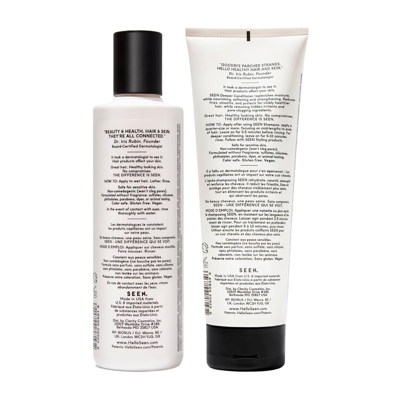 SEEN Deeper Conditioner detangles and adds shine
