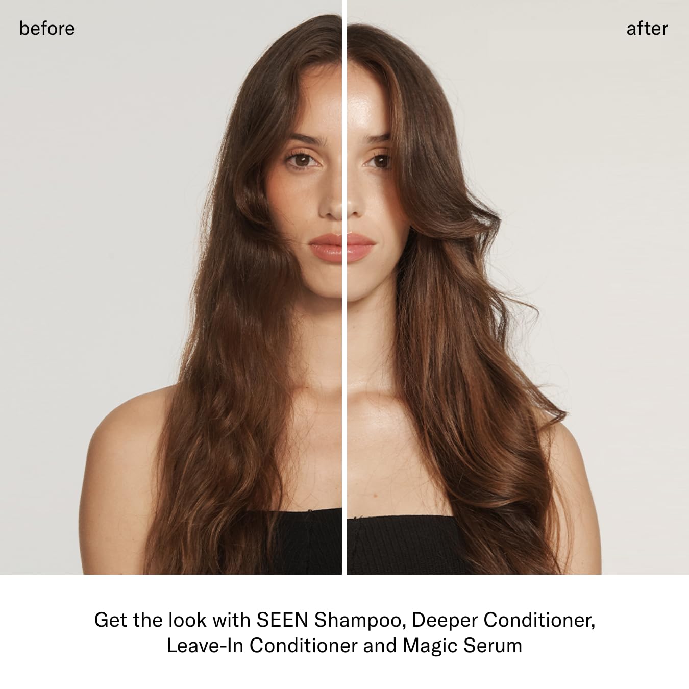 SEEN Deeper Conditioner smooths hair and reduces frizz