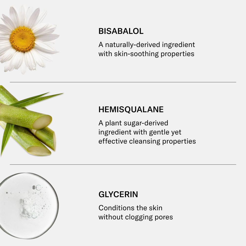 SEEN fragrance-free body wash texture-application visual emphasizes gentle cleansing.