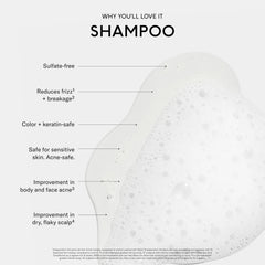 SEEN Fragrance-Free Shampoo hair-shine after wash for smooth, healthy-looking hair.