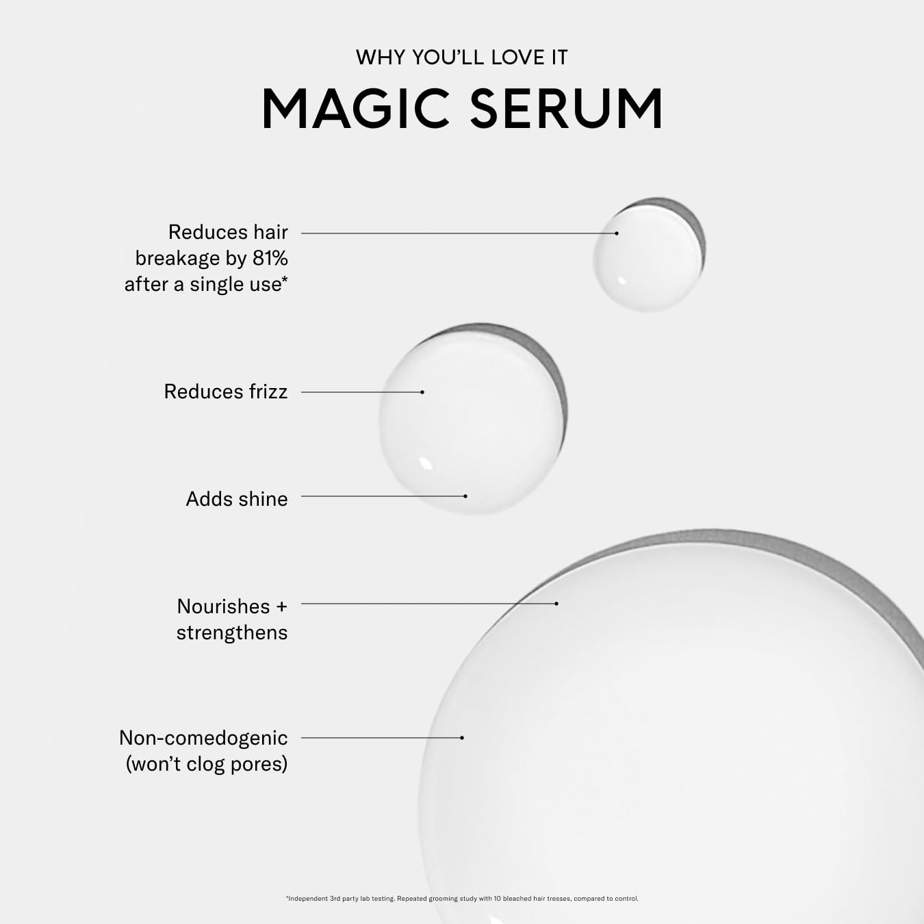 SEEN Magic Serum texture close-up highlights lightweight hemisqualane and squalane.