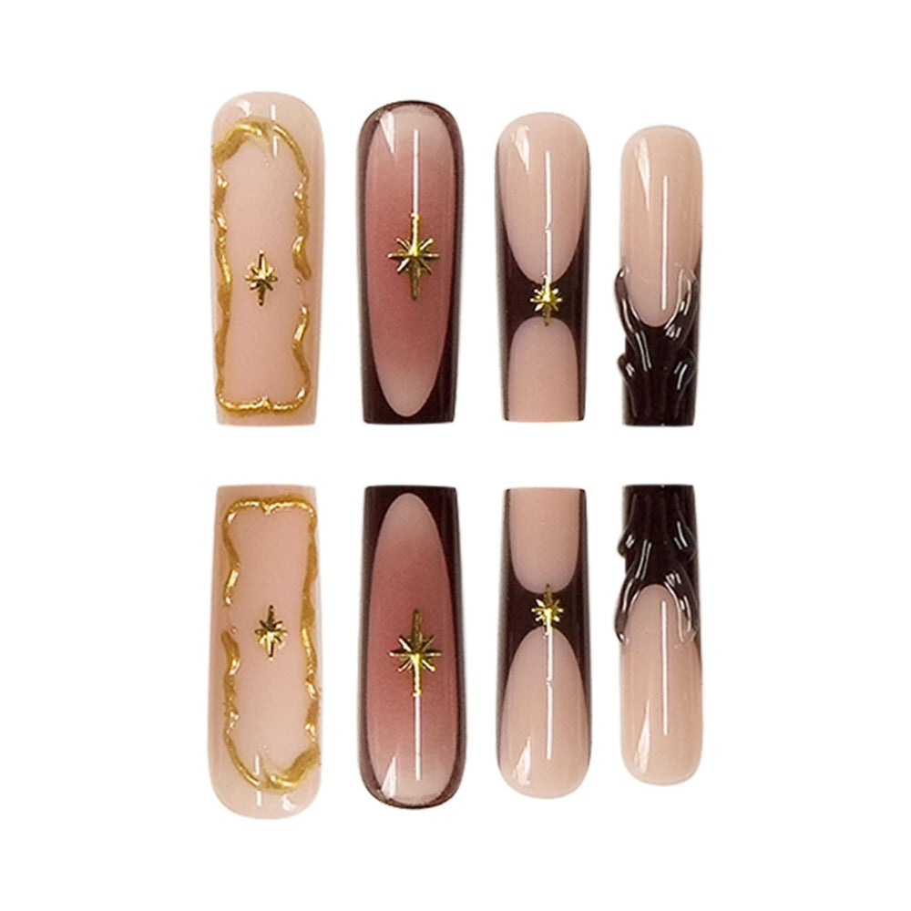 SEENEEY XL acrylic press-ons pack for quick, confident manicures.