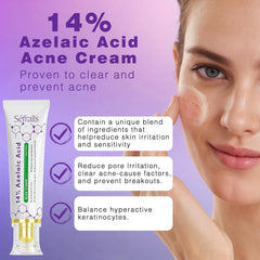 Sefralls crema azelaico 14% en envase de 1 oz para piel sensible.