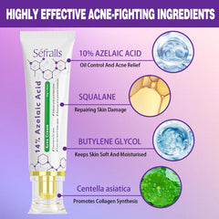 Sefralls crema azelaico 14% ayuda a igualar tono y textura de la piel.