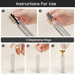 Segbeauty fine mist atomizer for even fragrance spray.