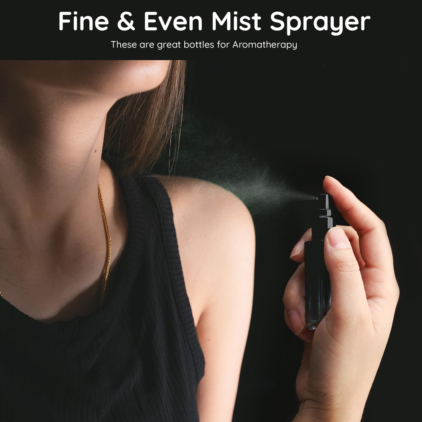 Segbeauty fine mist nozzle delivers even spray for precise fragrance application