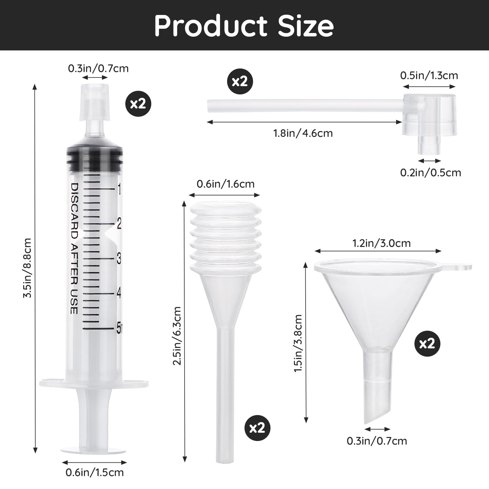 Segbeauty funnel refill tools pack enabling mess-free perfume transfers