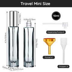 Segbeauty leak-proof glass design prevents spills during travel.