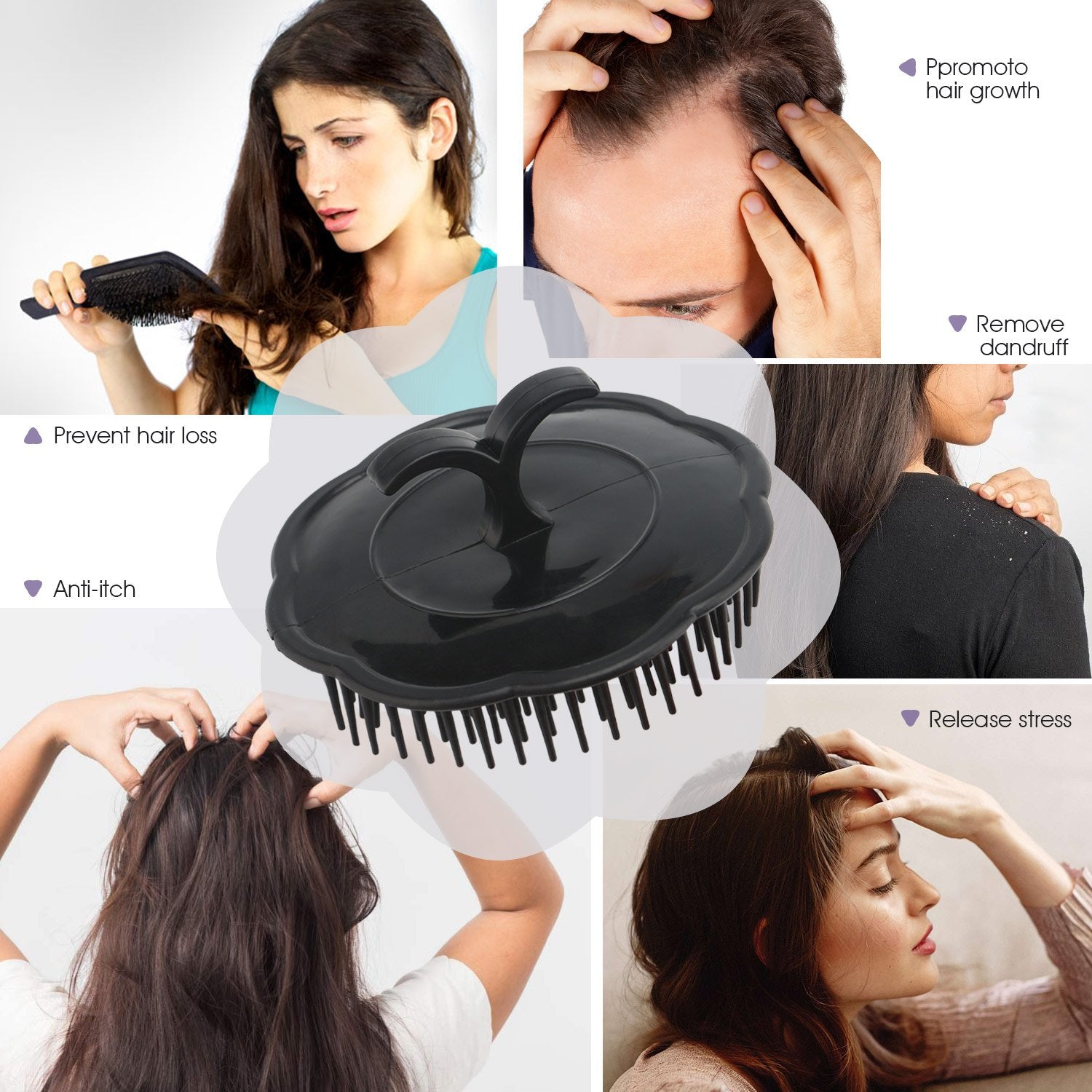 Segbeauty brush also suitable for dog grooming and bath time.