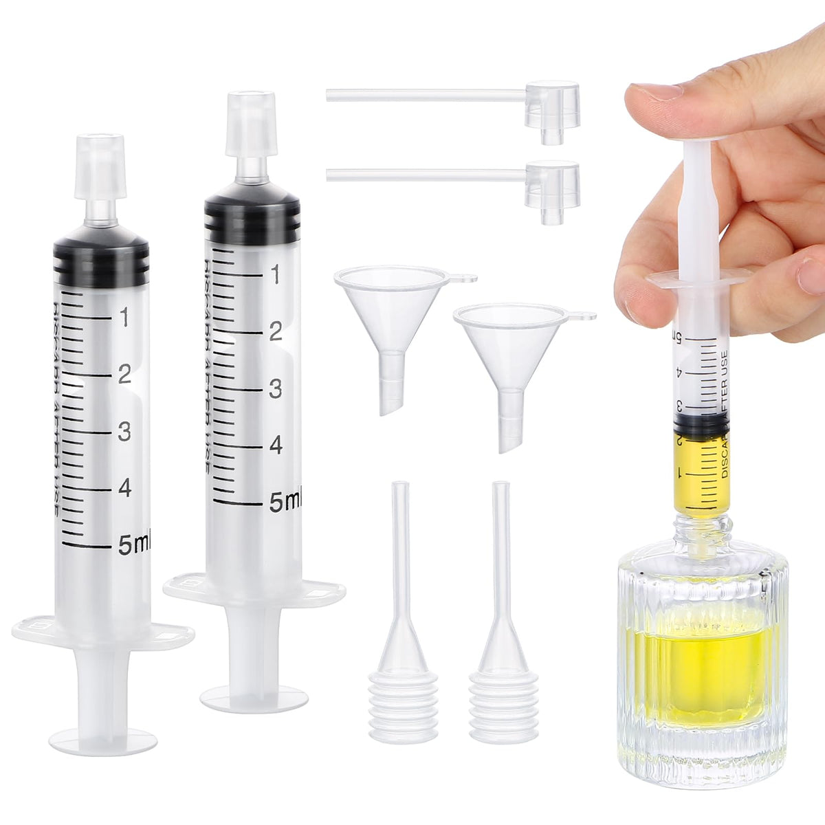 Segbeauty perfume refill tool kit with 5ml capacity for easy on-the-go transfers