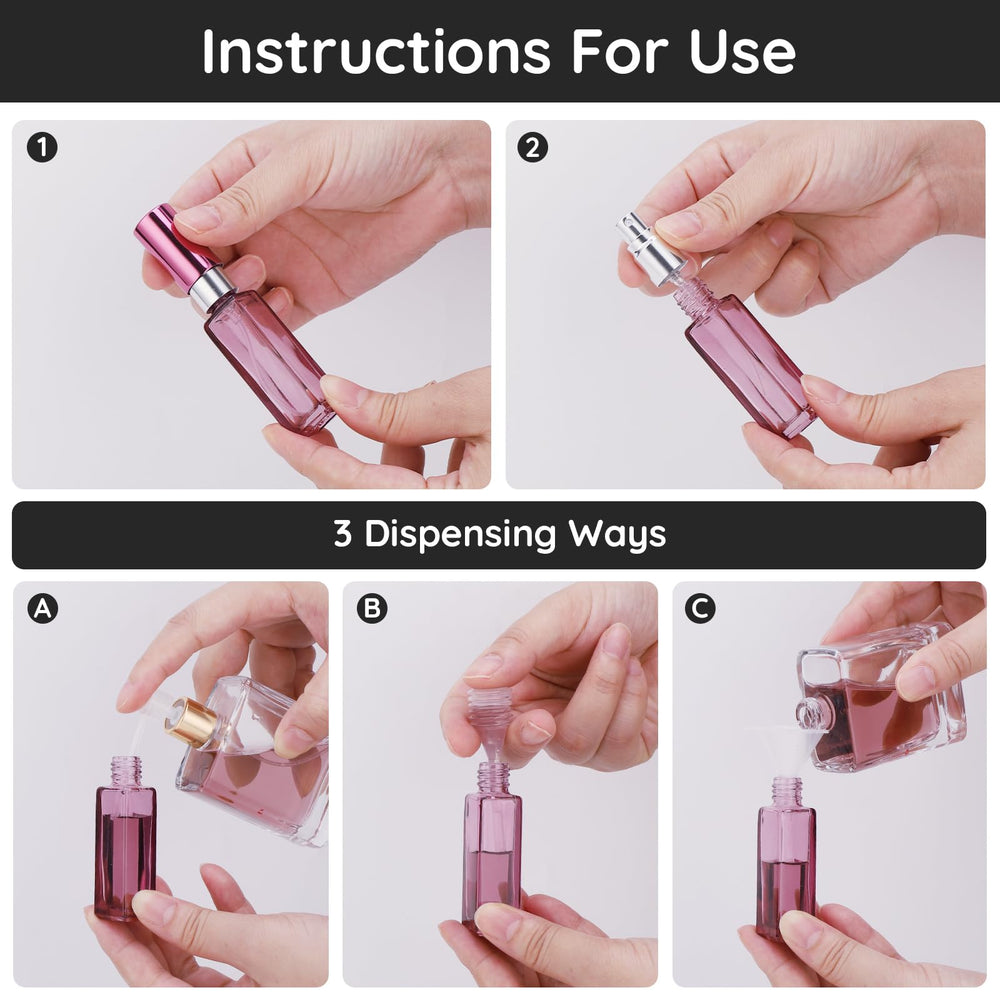 Segbeauty refill kit includes funnel, dropper, and pump for easy topping up.
