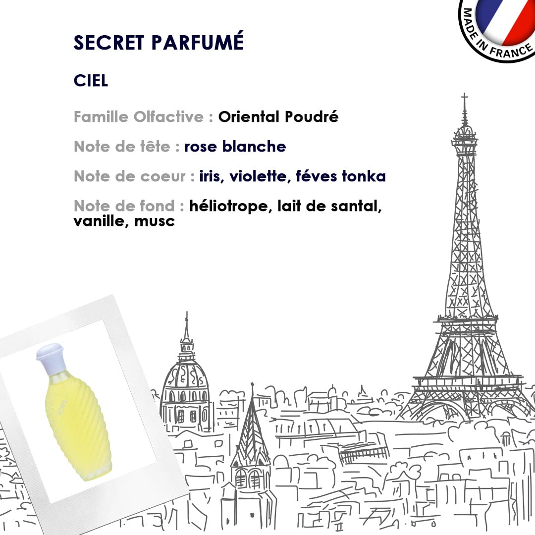Seidensticker Jacques Saint Pres CIEL gift set pair with bottle.