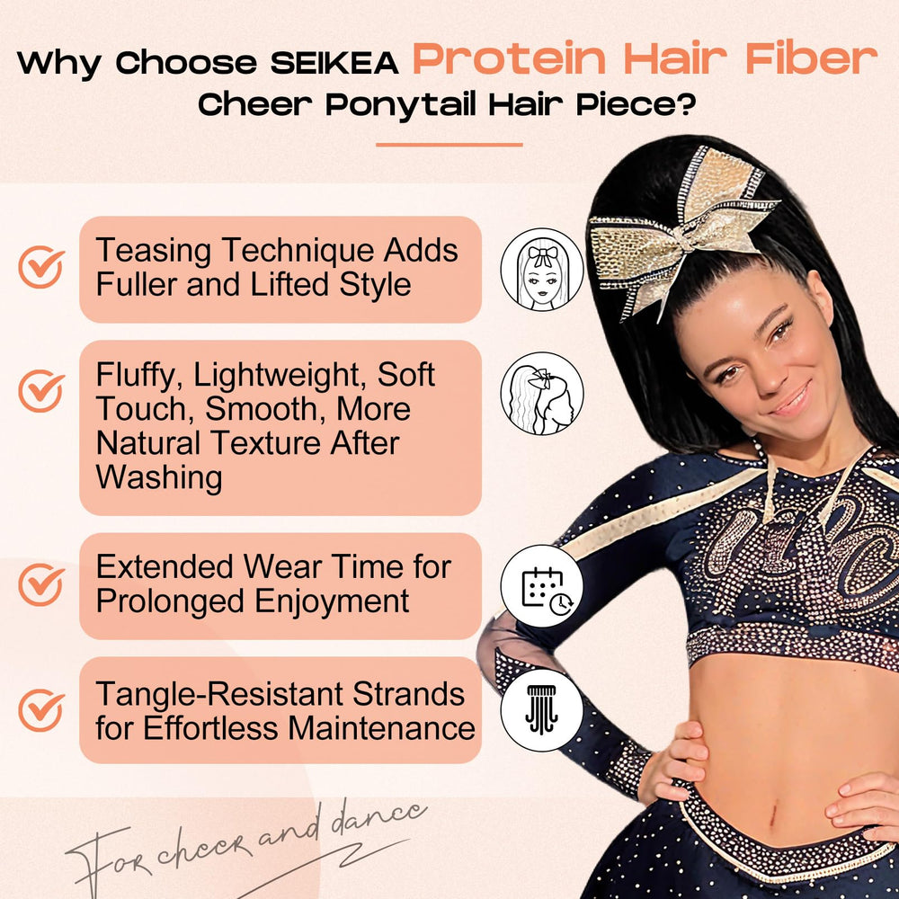 SEIKEA Cheer pre-teased base provides lift during high energy routines.