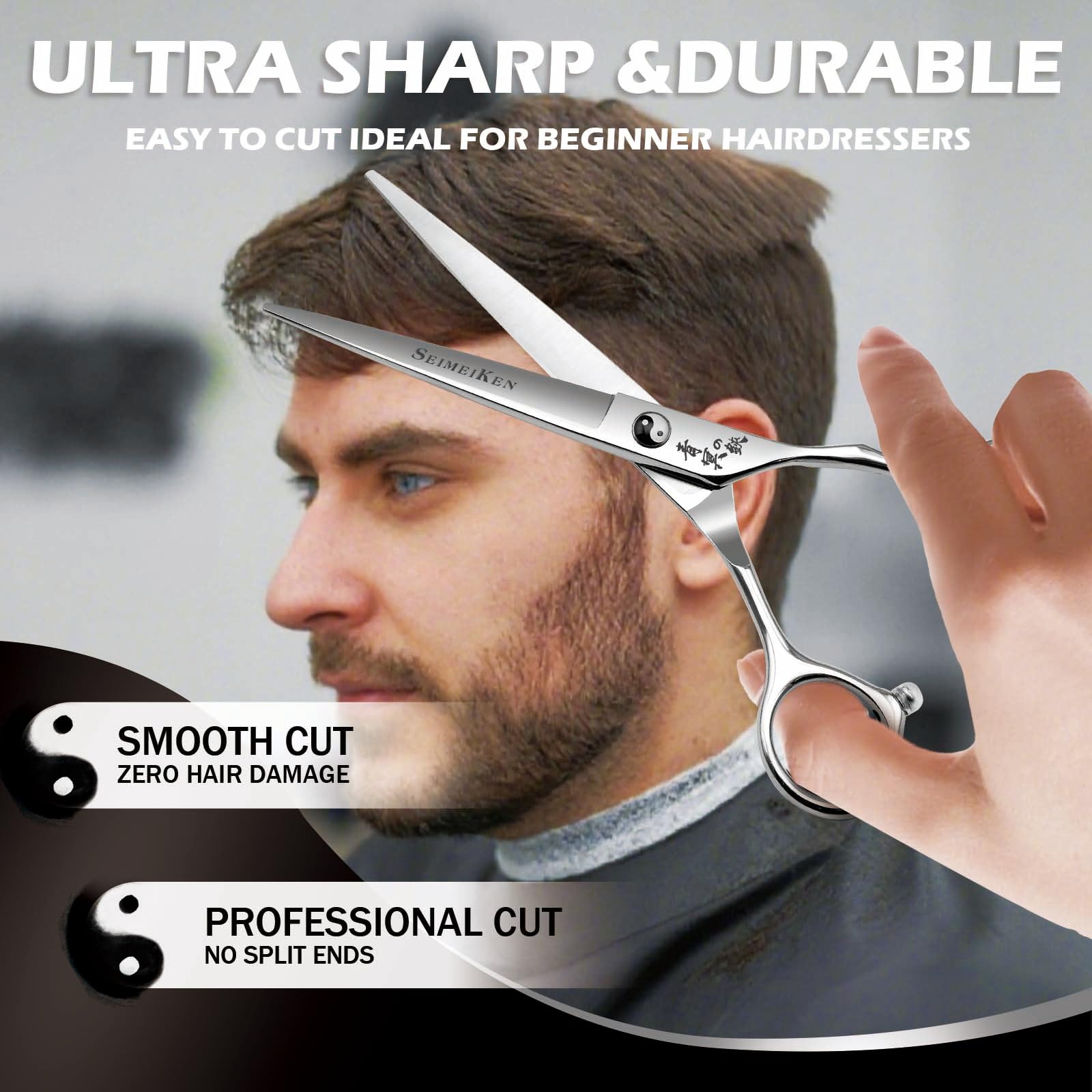 SEIMEIKEN lightweight 50g design reduces hand fatigue during styling