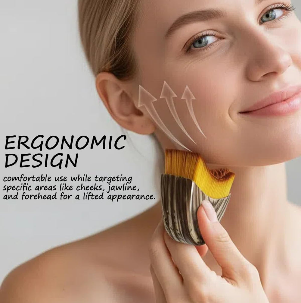 SEINGTOOM Lymphatic Contour Brush uses ultra-soft bristles for gentle skin care.
