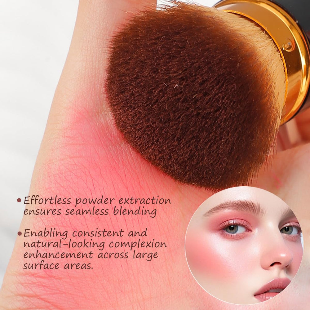 SEINGTOOM vegan bristles provide gentle blending on sensitive skin