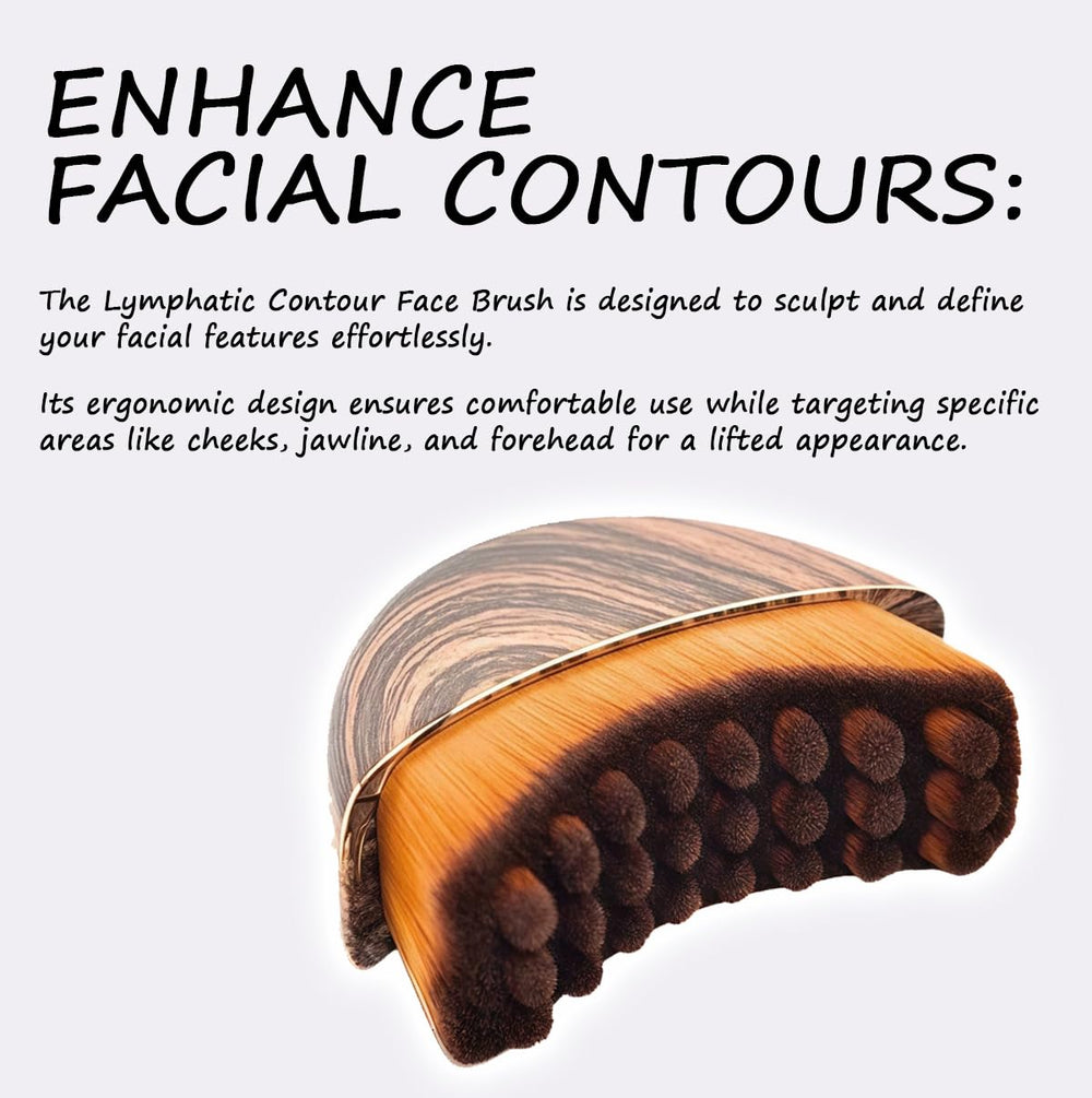 SEINGTOOM Lymphatic Contour Brush enhances serum or cream absorption.