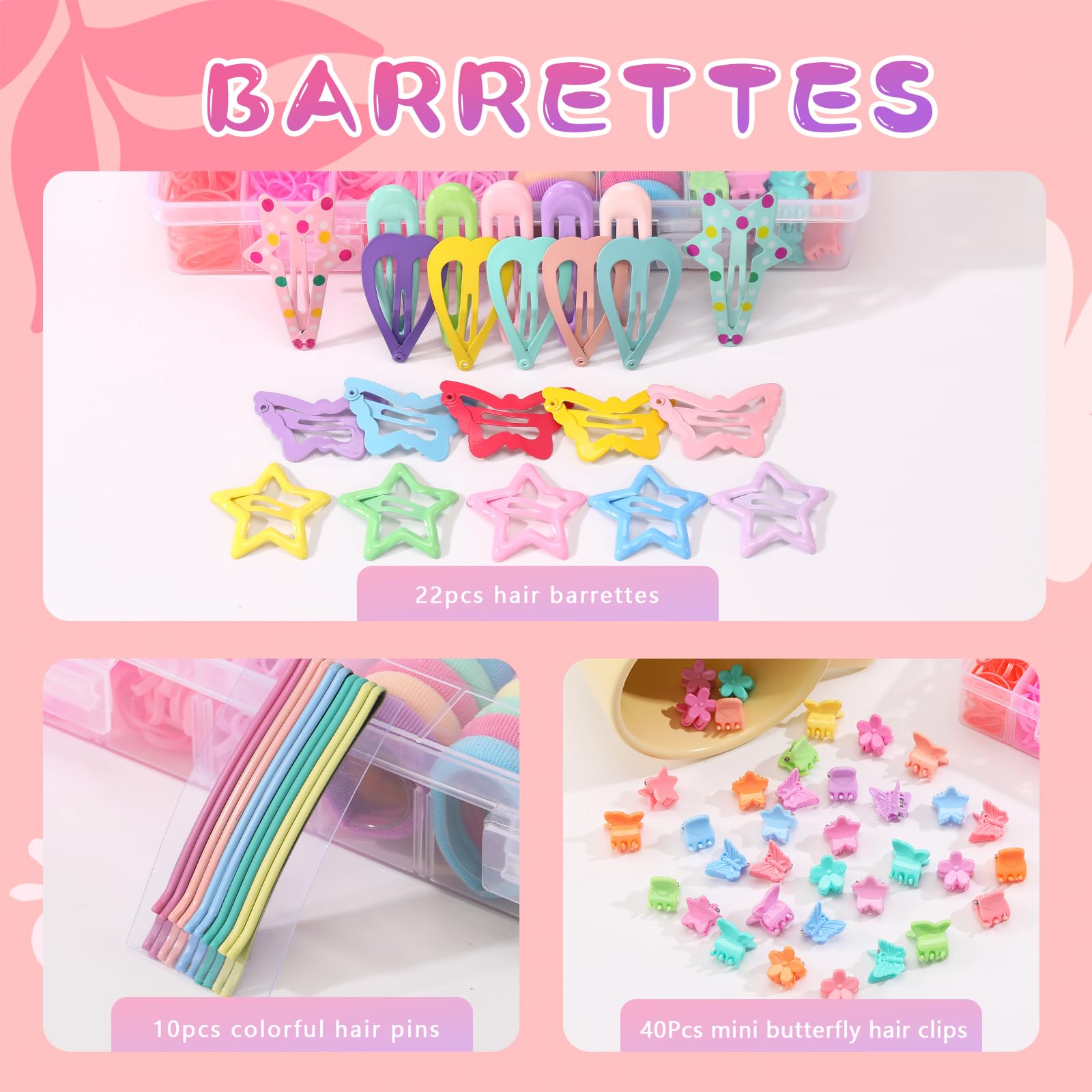 Seiolieliou baby elastic hair ties provide soft styling options for toddlers