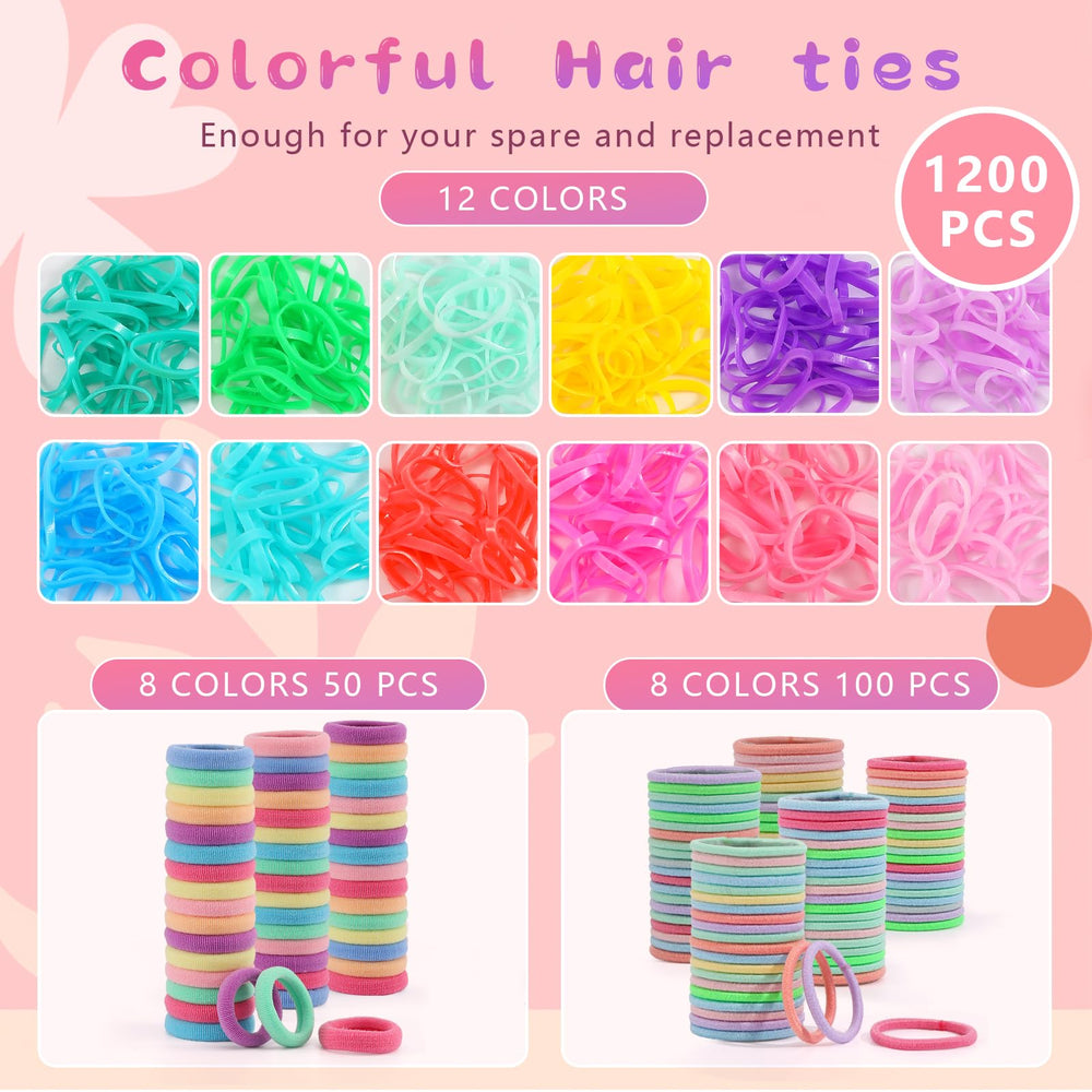 Seiolieliou seamless cotton hair ties offer gentle hold in 50 pieces for daily wear