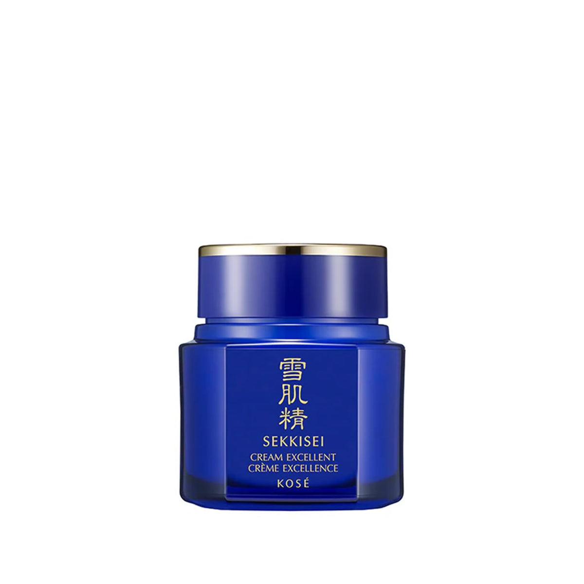 SEKKISEI Cream Excellent jar closeup showing a rich, glowing texture for hydrated skin.
