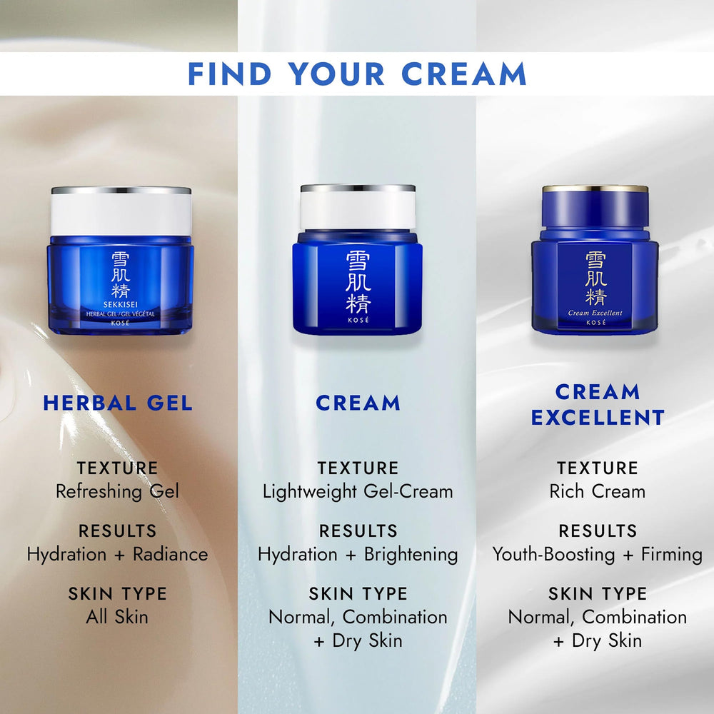SEKKISEI Cream Excellent natural ingredients for gentle daily use.
