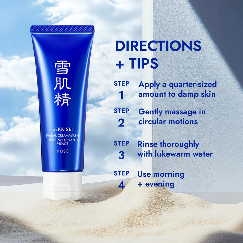 SEKKISEI herbal extracts Fermented Coix Seed for nourishing skin comfort.