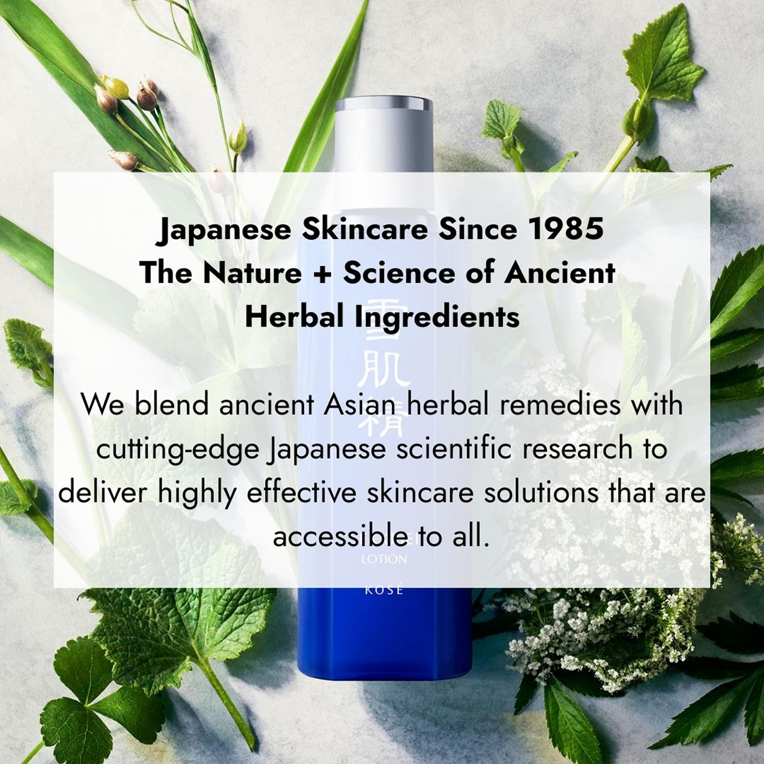 SEKKISEI cleansing oil as the first step in your daily routine.