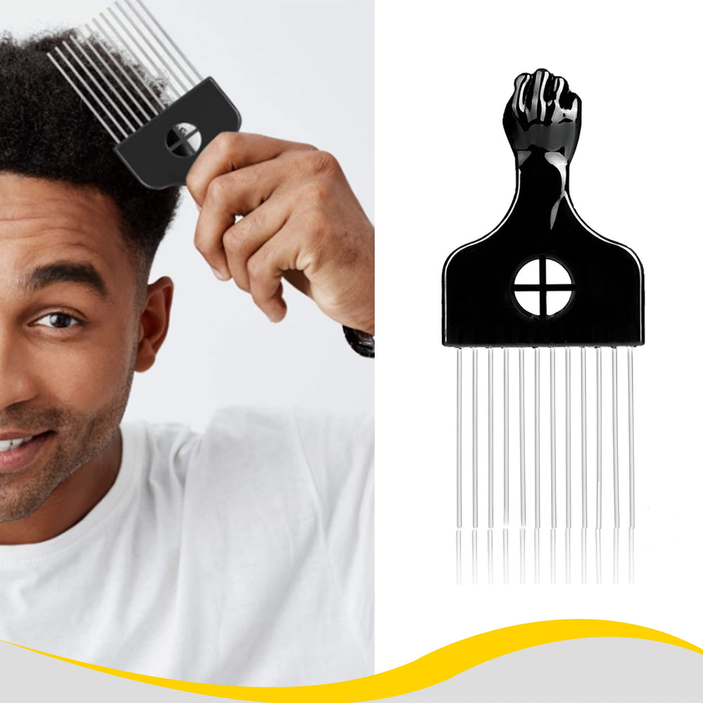 Selalu metal-brush enables precise detangling and smooth styling on the go