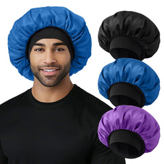 Selalu satin bonnet full coverage supports long hair overnight
