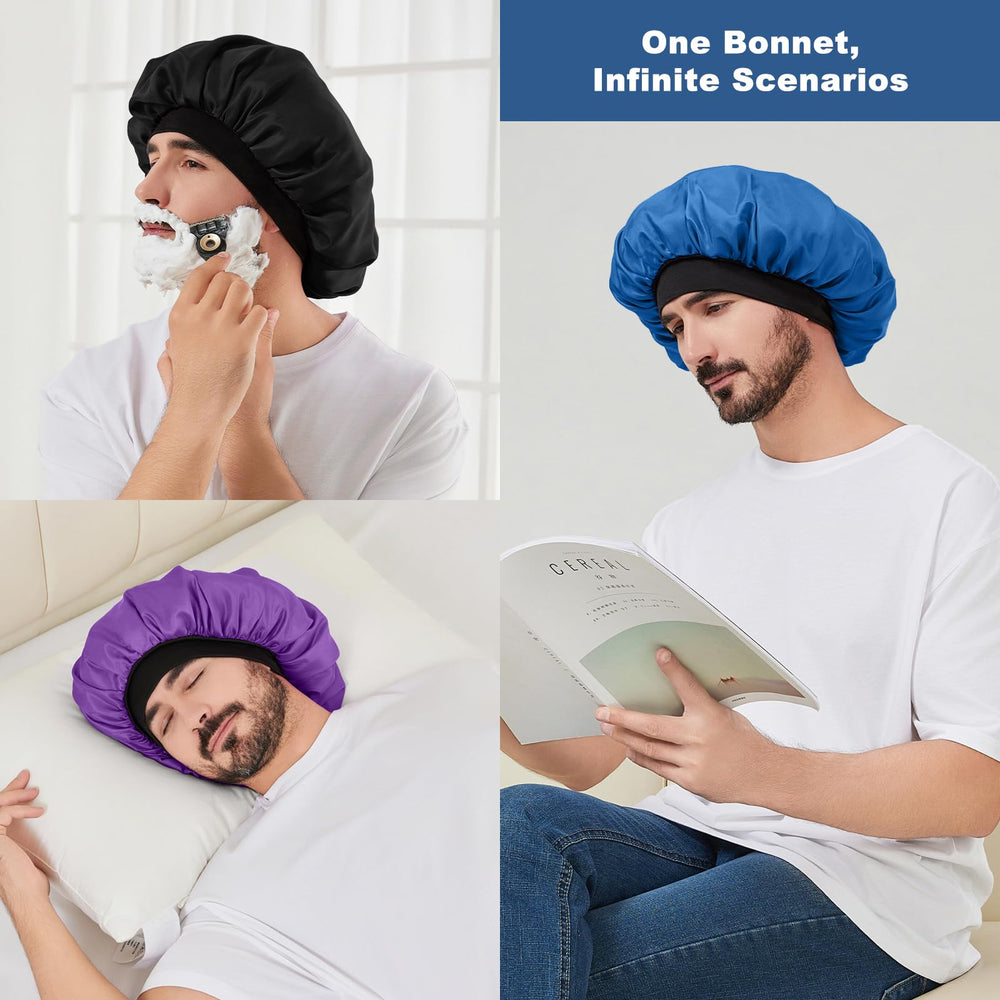 Selalu satin bonnet three-pack offers daily rotation and value