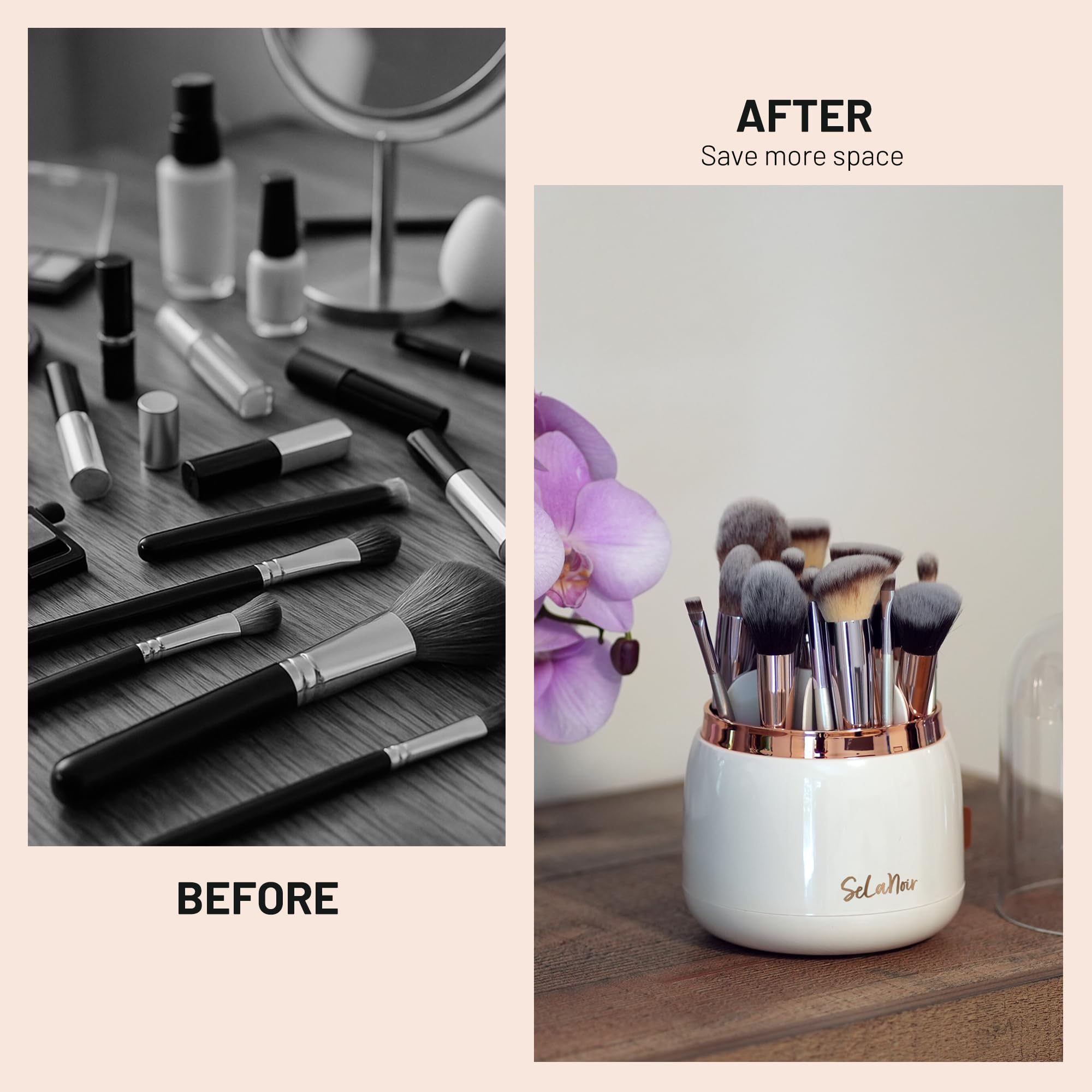 Selanoir gift-ready beauty storage suited for makeup lovers