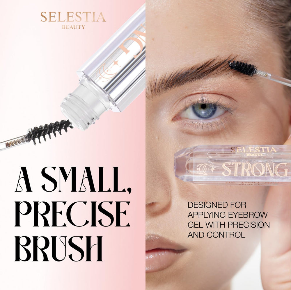 SELESTIA BEAUTY aplicador cepillo cejas, definición precisa para cejas ordenadas
