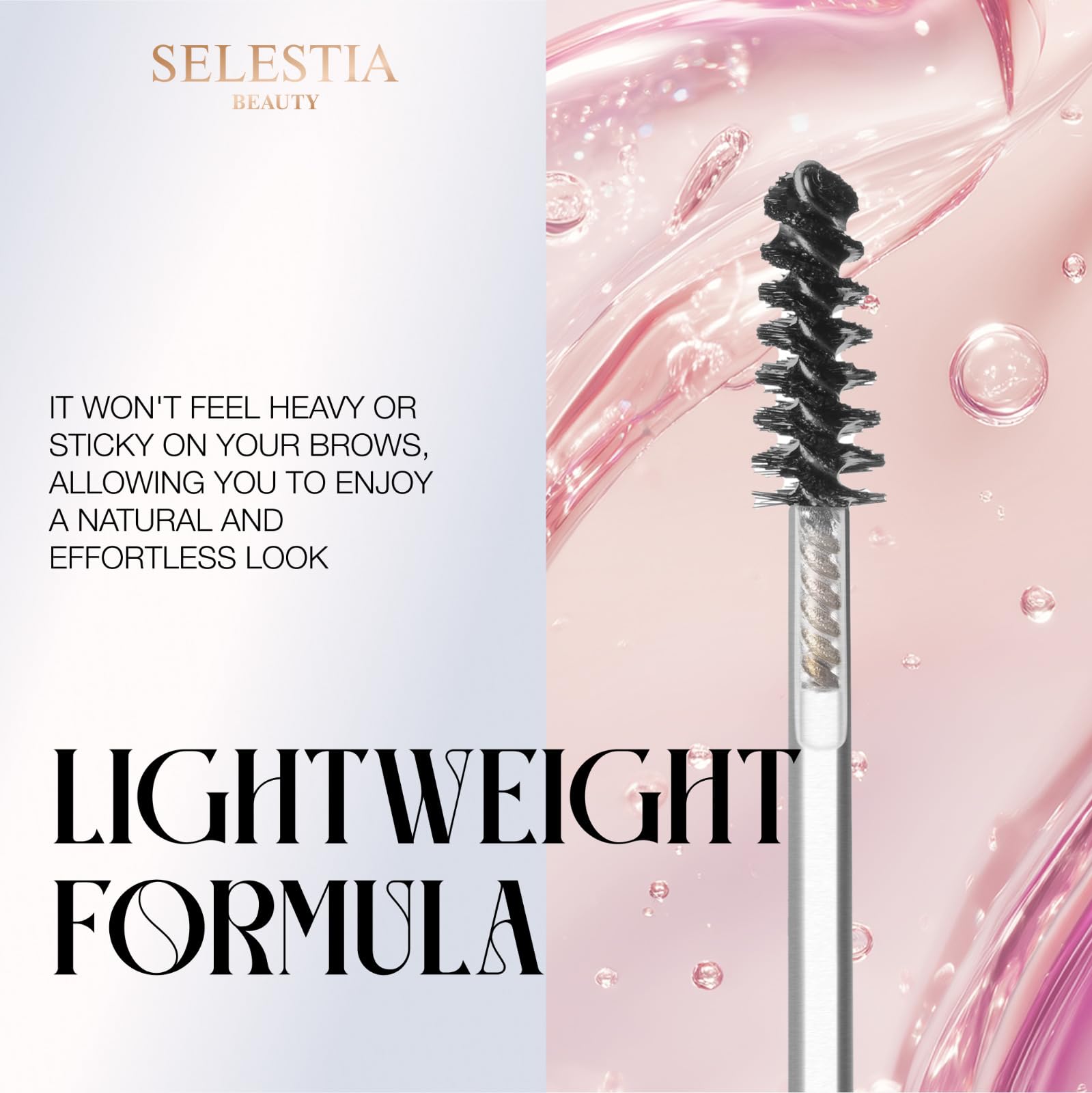 SELESTIA BEAUTY cejas definidas naturalmente, efecto ligero y cómodo