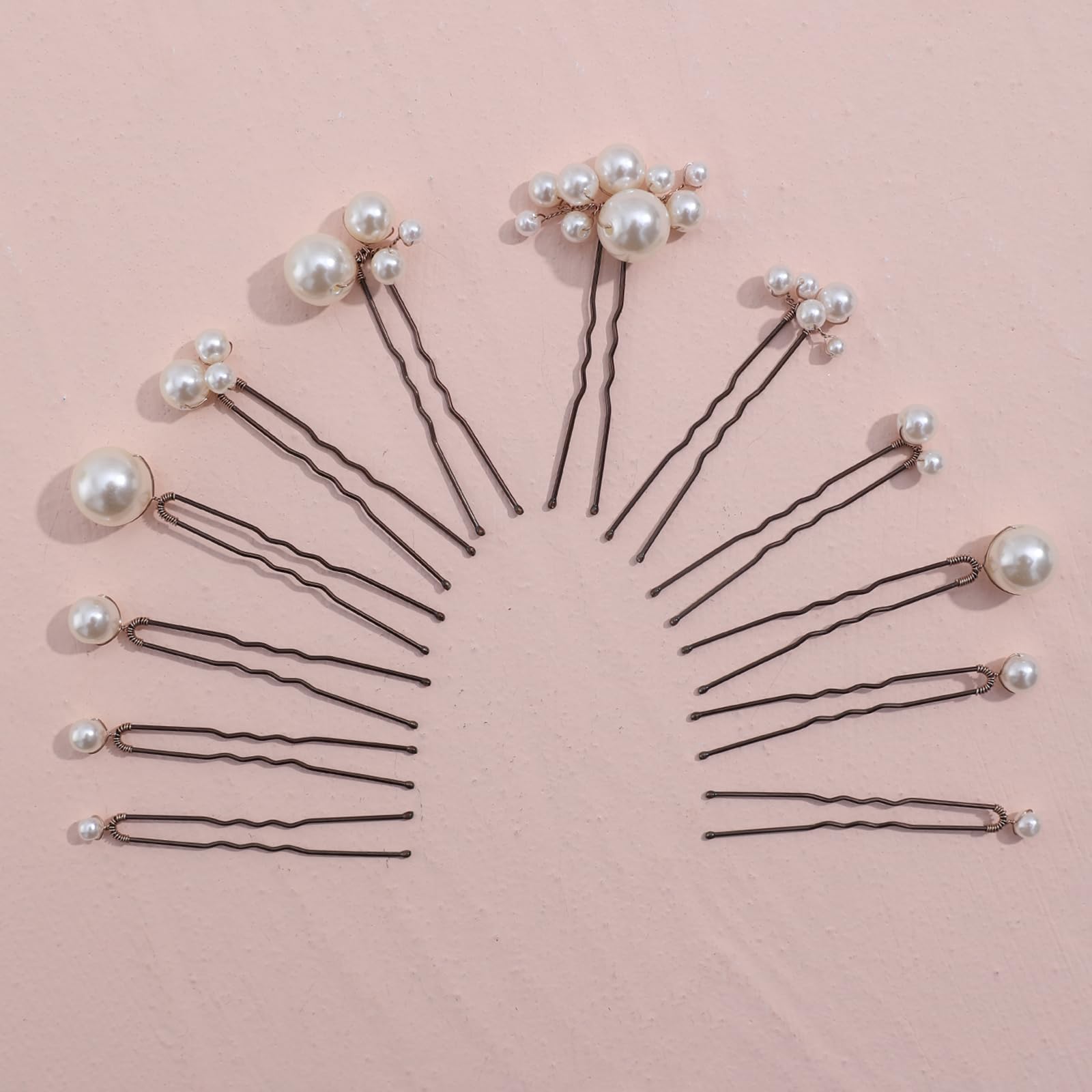 SELFCLOUD pin cabello perlas nacar; detalle sutil para recogidos y trenzas.