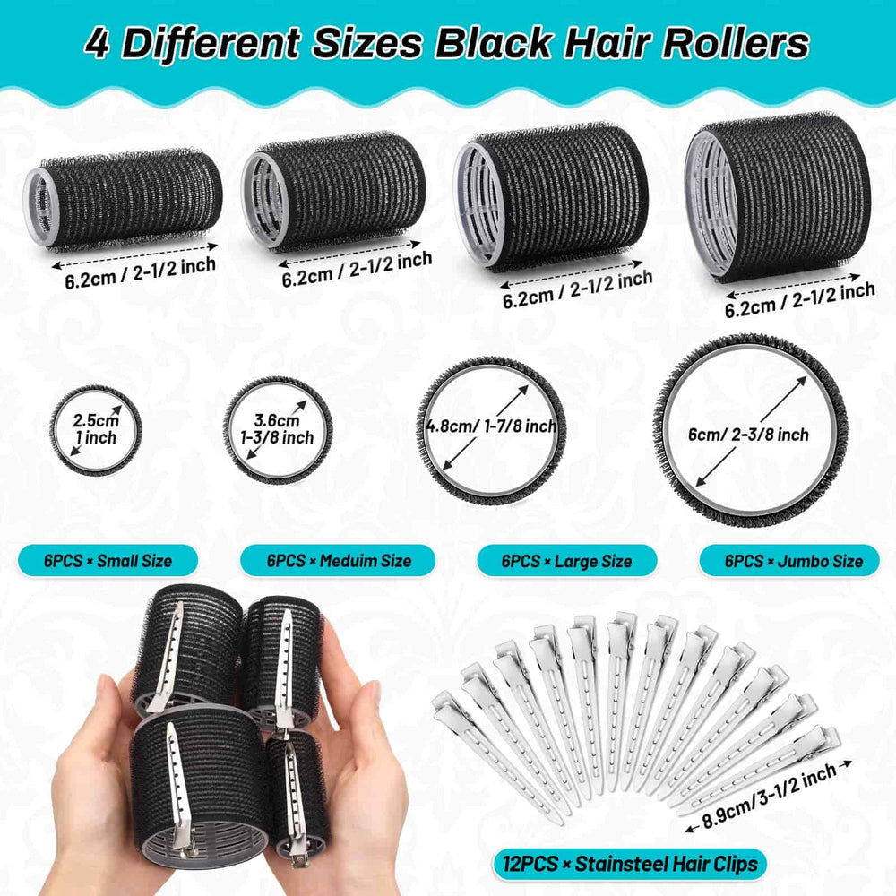 Selizo large roller for defined waves on long and medium hair.