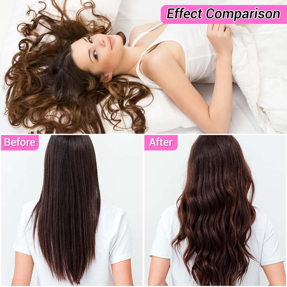 Selizo small pink hair rollers for tight, textured curls.